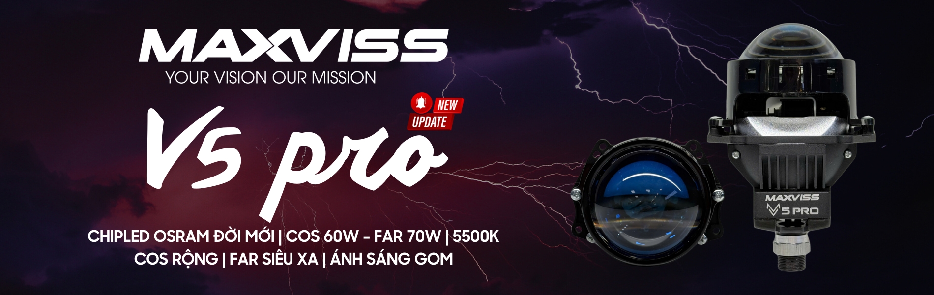 BI LED MAXVISS V5 PRO